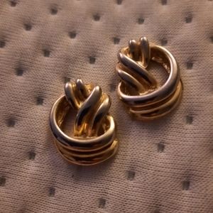 Gold & Silver Tinted Earrings